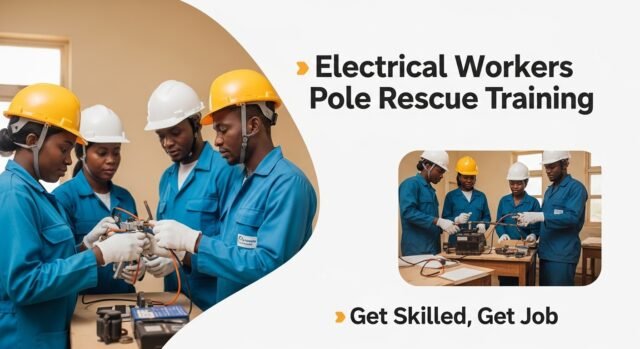 Electrical Workers Pole Rescue Training