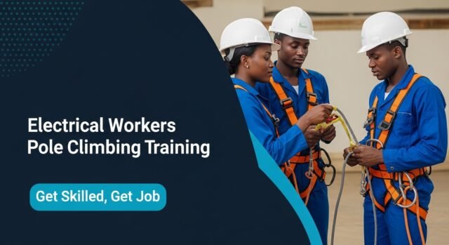 Electrical Workers Pole Climbing Training